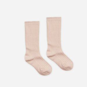 Quincy Mae Ribbed knee high socks - 2 pairs